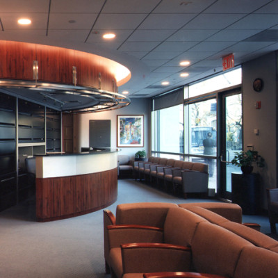 healthcare lobby design by gran kriegel architects in nyc