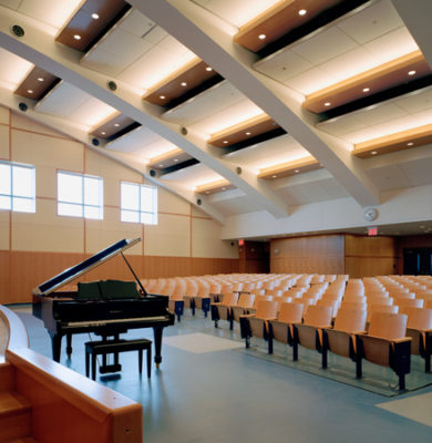 school design by gran kriegel architects in nyc ps 109 auditorium