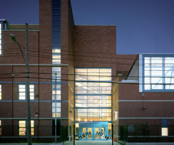 school design by gran kriegel architects in nyc ps 109 exterior