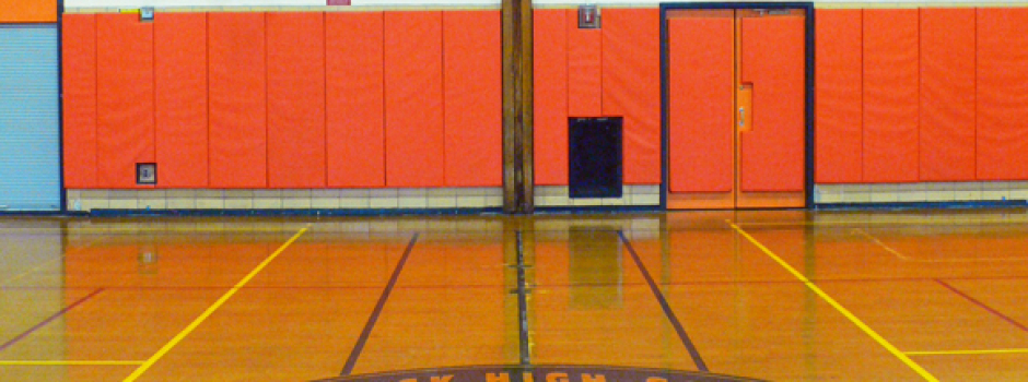 bushwick high school gymnasium remodeling by designers Gran Kriegel Architects in nyc