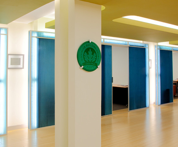 LEED certified office design by gran kriegel architects in nyc