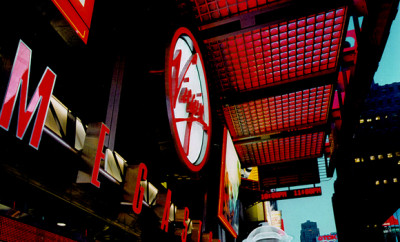 virgin megastore times square commercial architecture project designed by david kriegel architect in new york city