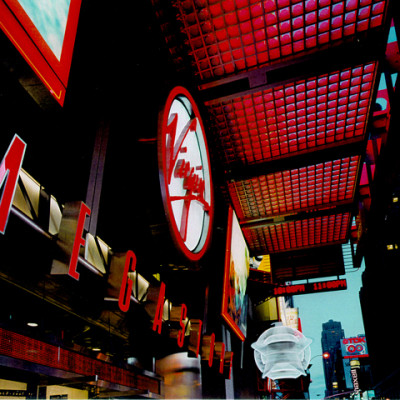 virgin megastore times square commercial architecture project designed by david kriegel architect in new york city