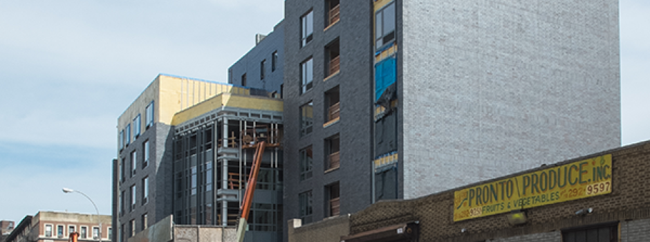 construction of supportive housing residence in bronx NY designed by Gran Kriegel Architects