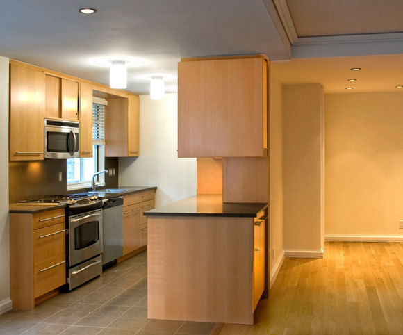 apartment kitchen interior design project for multifamily developers in NYC by Gran Kriegel Architects