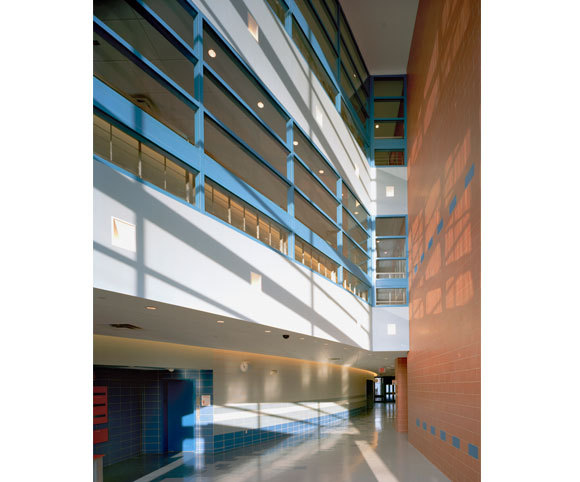 school corridor interior design by Gran Kriegel Architects in NY