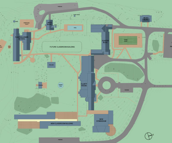 site planning for elementary school in MA designed by Gran Kriegel Architects