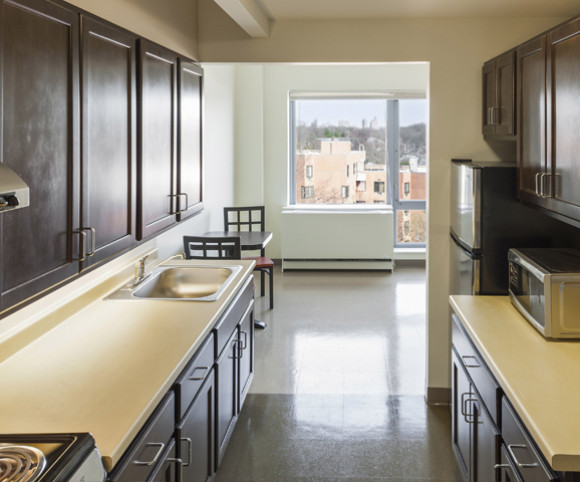 interior design for supportive housing residence in NYC by Gran Kriegel Architects