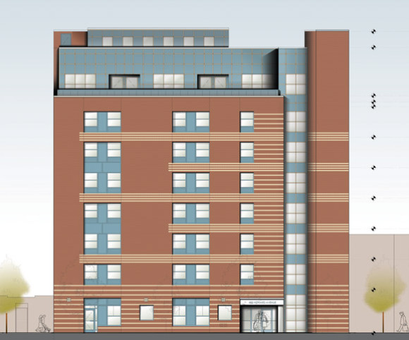 new construction architecture project - best supportive housing design by Gran Kriegel Architects in NYC