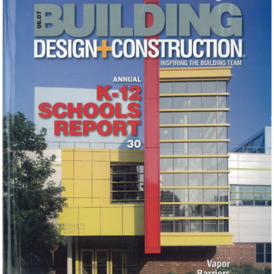 Gran Kriegels Bronx Lightouse Charter School design is featured in Building Design and Construction