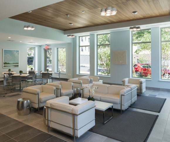 Interior of Affordable Housing Development Marine Terrace in NYC by Gran Kriegel Architects