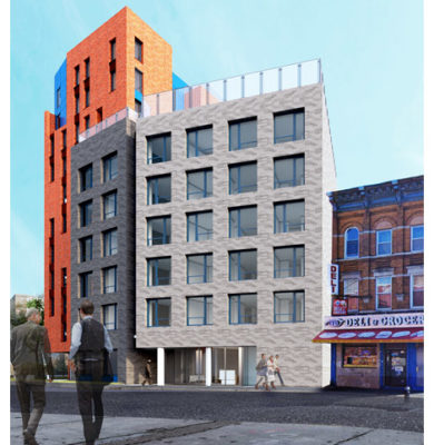 Exterior of Family Services NY Supportive Affordable Housing Design