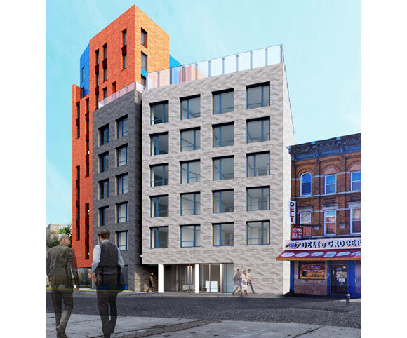 Exterior of Family Services NY Supportive Affordable Housing Design